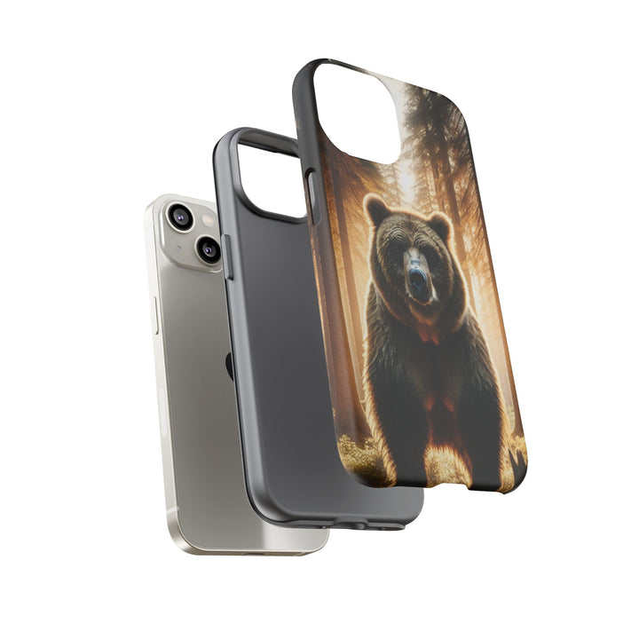 Wildlife Phone Case - Tough Cases with Bear Design, Nature Lover Gift, Animal-Themed Accessories, Eco-Friendly Tech Protection