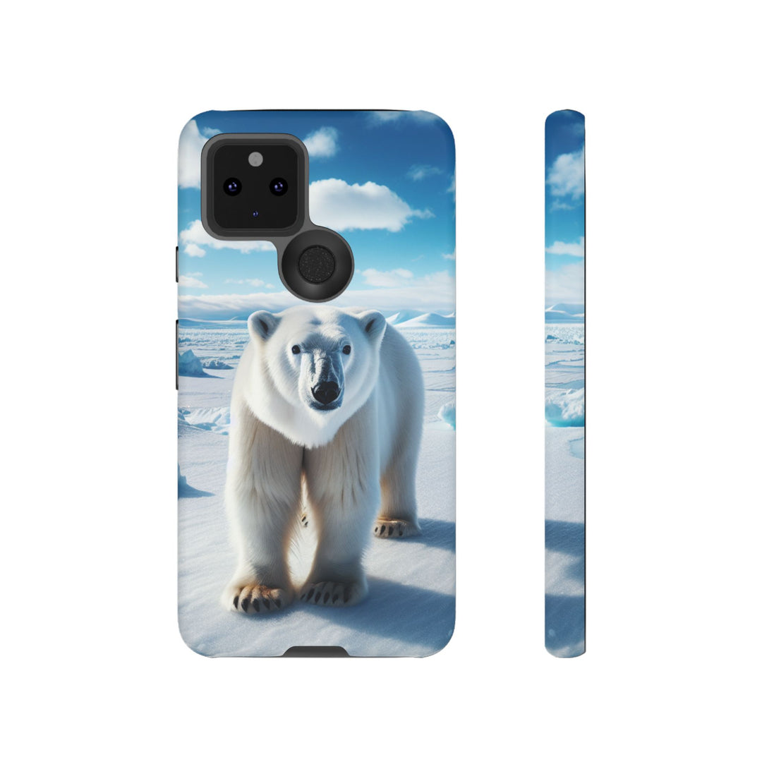 Polar Bear Tough Phone Case - Durable Protector with Arctic Design