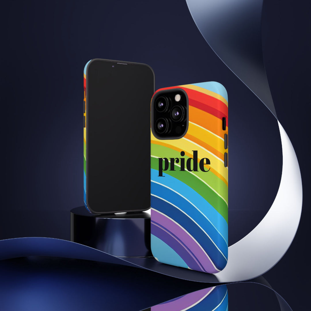 Pride Phone Case - Rainbow Gradient, LGBTQ+ Accessory, Colorful Phone Cover, Unique Gift for Pride Month, Phone Protection