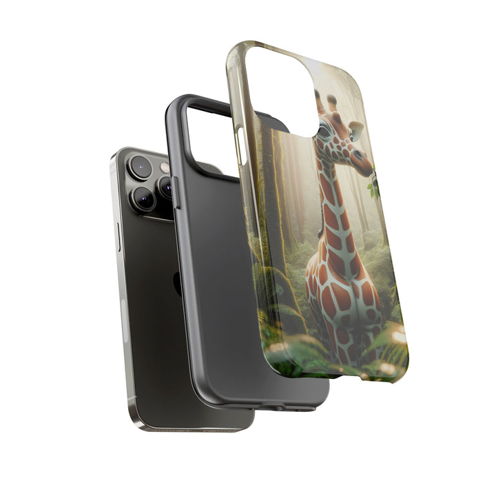 Giraffe Tough Phone Case - Cute Animal Design for Nature Lovers