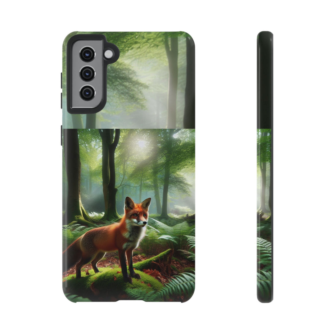 Nature-Inspired Tough Case with Fox Design