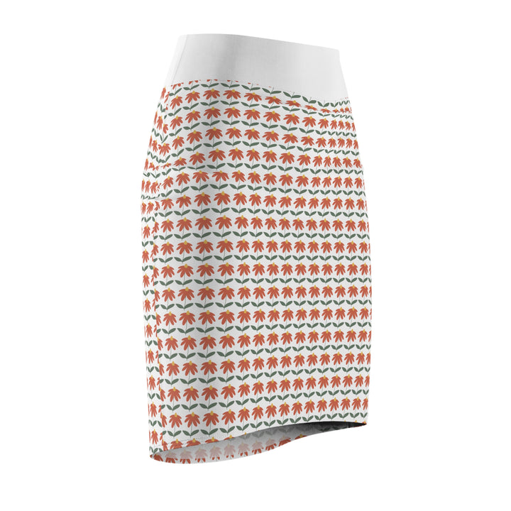 Floral Print Women's Pencil Skirt – Stylish & Comfortable for Any Occasion