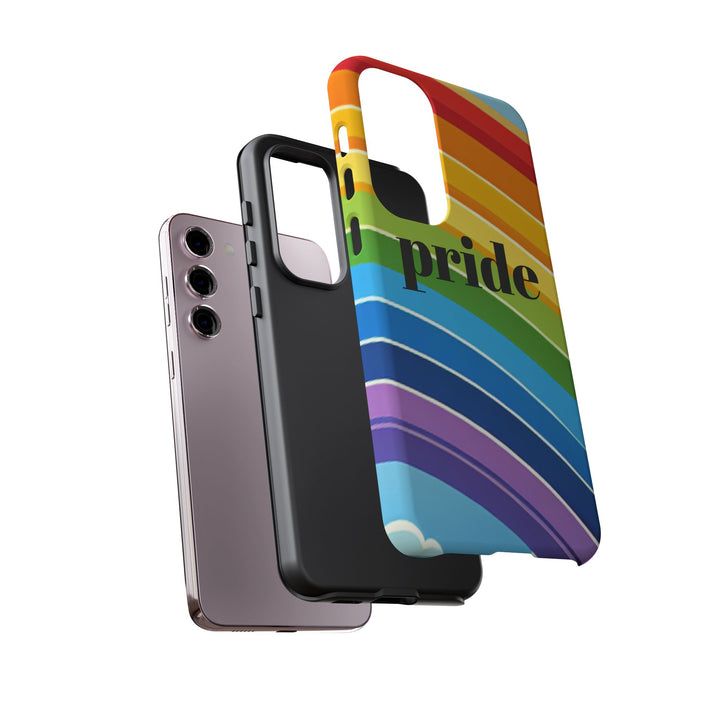 Pride Phone Case - Rainbow Gradient, LGBTQ+ Accessory, Colorful Phone Cover, Unique Gift for Pride Month, Phone Protection