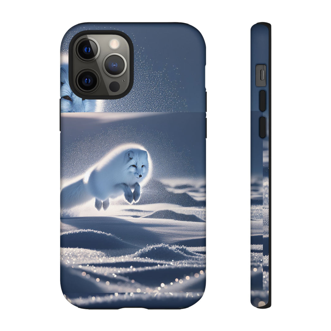 Cute Arctic Fox Phone Case – Tough Protective Cover for Animal Lovers