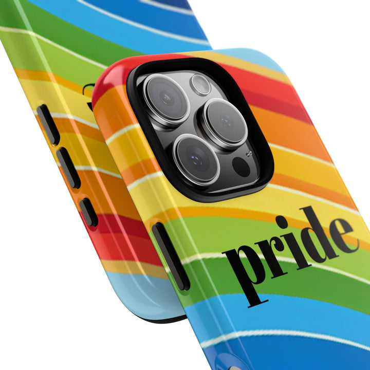Pride Phone Case - Rainbow Gradient, LGBTQ+ Accessory, Colorful Phone Cover, Unique Gift for Pride Month, Phone Protection