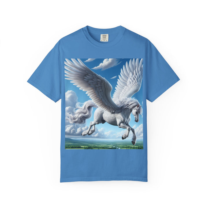 Mythical Pegasus Unisex Garment-Dyed T-shirt | Dreamy Fantasy Art Tee