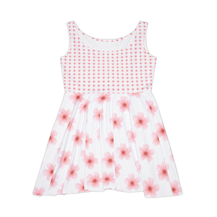 Floral Women's Skater Dress - Charming Summer Style
