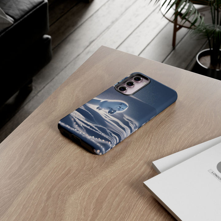 Cute Arctic Fox Phone Case – Tough Protective Cover for Animal Lovers