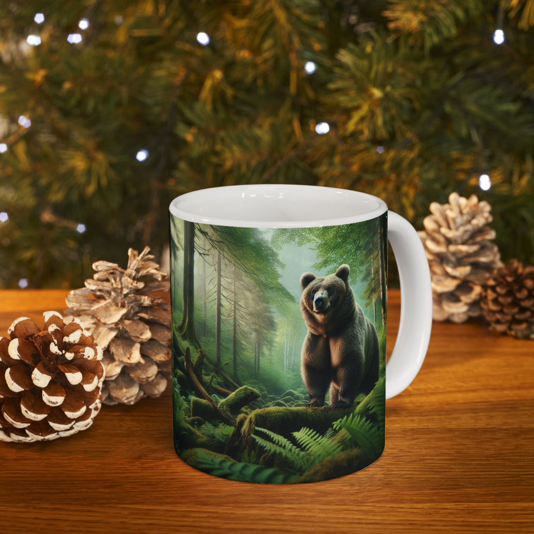 Bear Forest Ceramic Mug - Nature Lover's Drinkware