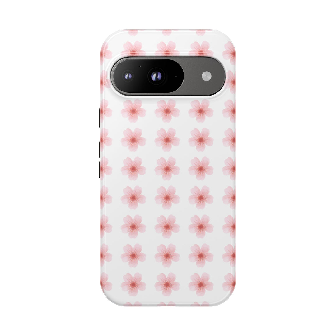 Cherry Blossom Tough Phone Case - Floral Design for Spring & Summer