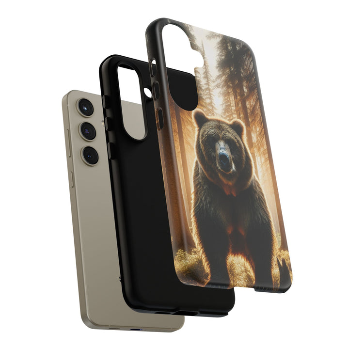 Wildlife Phone Case - Tough Cases with Bear Design, Nature Lover Gift, Animal-Themed Accessories, Eco-Friendly Tech Protection