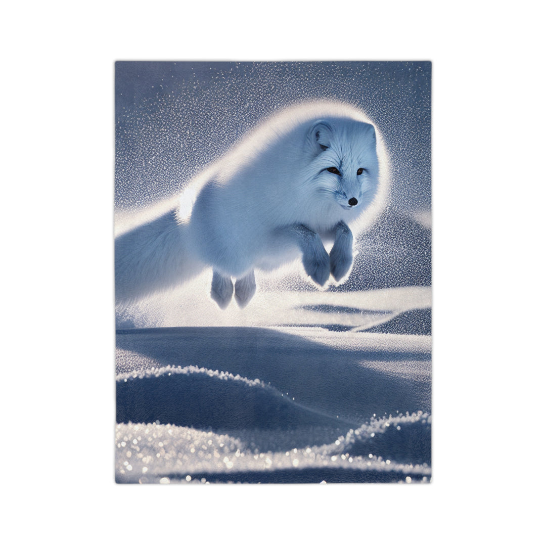 artic fox Velveteen Microfiber Blanket