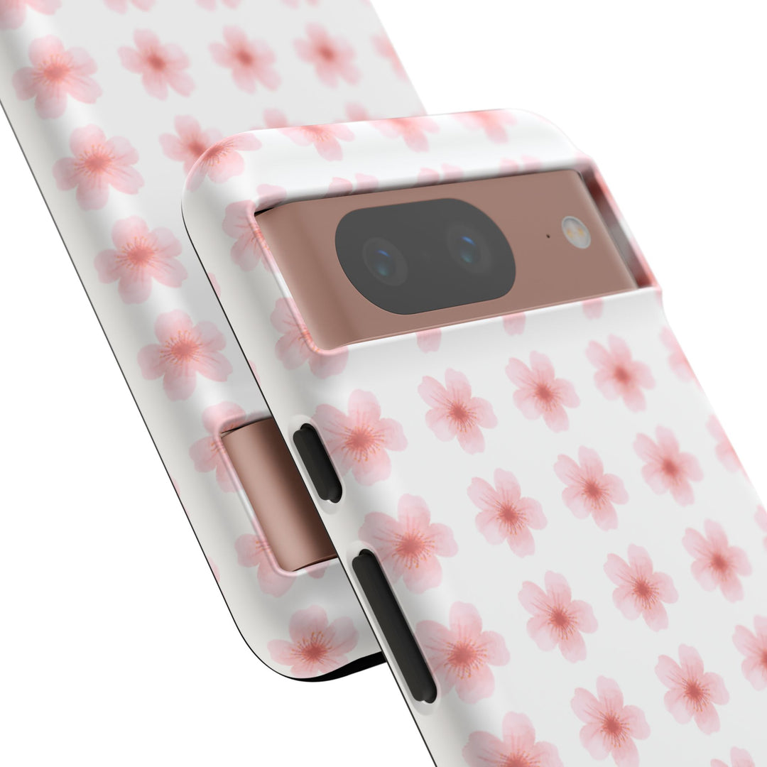 Cherry Blossom Tough Phone Case - Floral Design for Spring & Summer