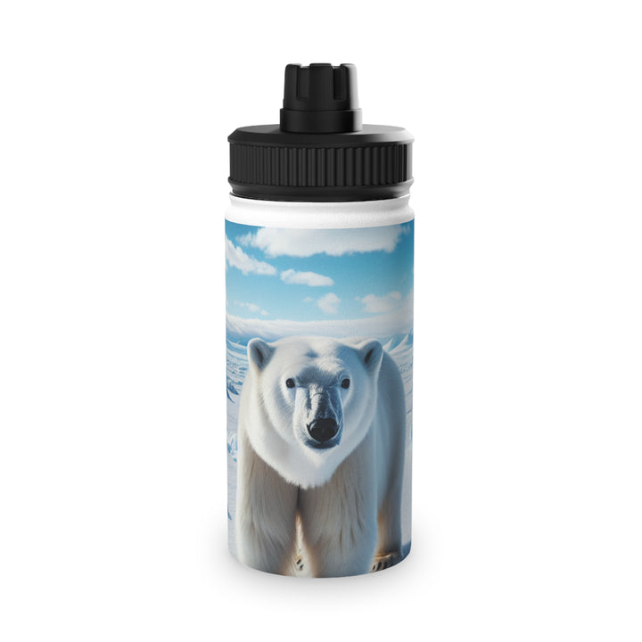 Polar Bear Stainless Steel Water Bottle | Eco-Friendly Sports Lid for Outdoor Adventures