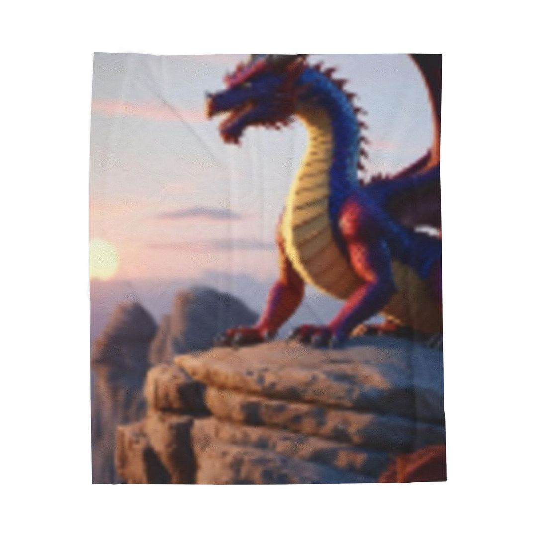 Velveteen Plush Blanket, dragon