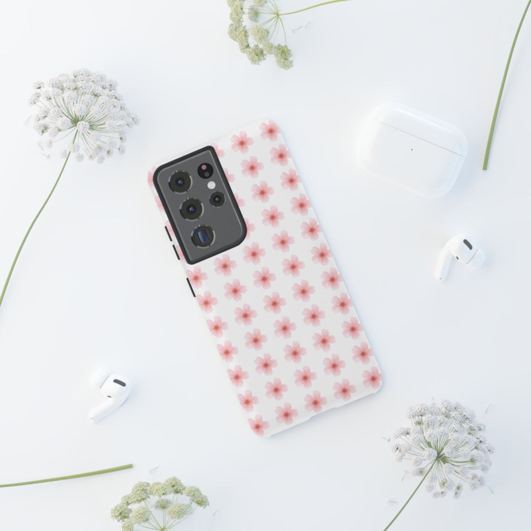 Cherry Blossom Tough Phone Case - Floral Design for Spring & Summer