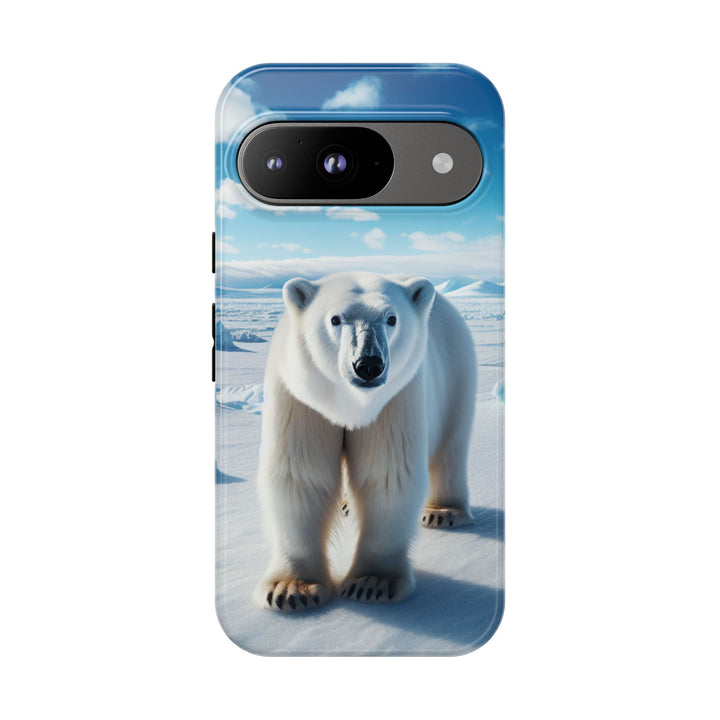 Polar Bear Tough Phone Case - Durable Protector with Arctic Design