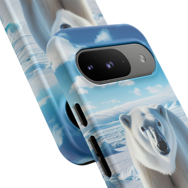Polar Bear Tough Phone Case - Durable Protector with Arctic Design