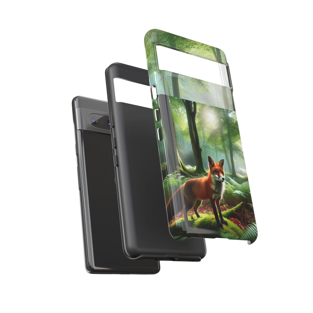 Nature-Inspired Tough Case with Fox Design