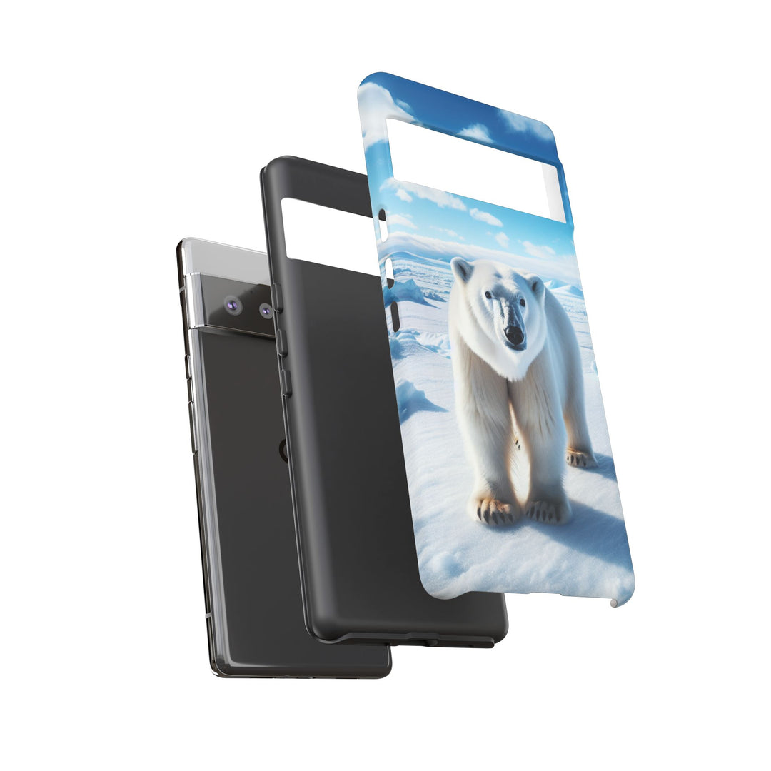 Polar Bear Tough Phone Case - Durable Protector with Arctic Design