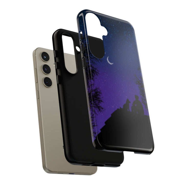 Starry Night Phone Case for Dog Lovers