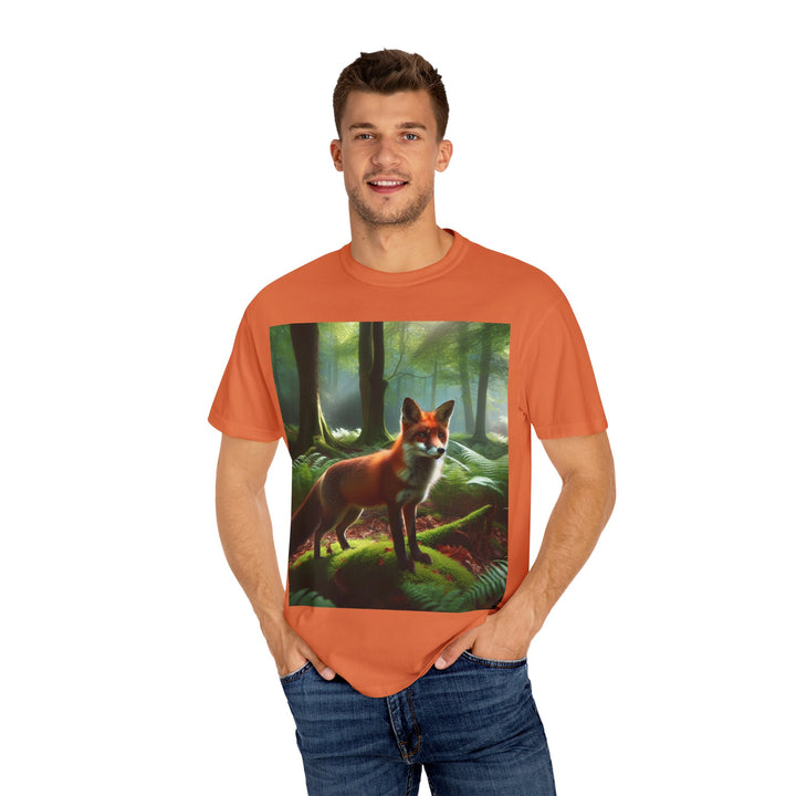 Forest Fox Unisex Garment-Dyed T-Shirt