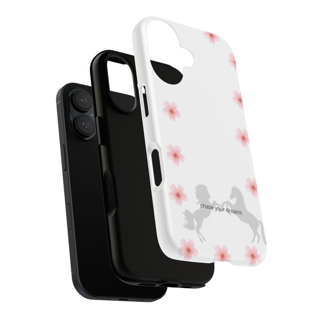 Chase Your Dreams Floral Phone Case