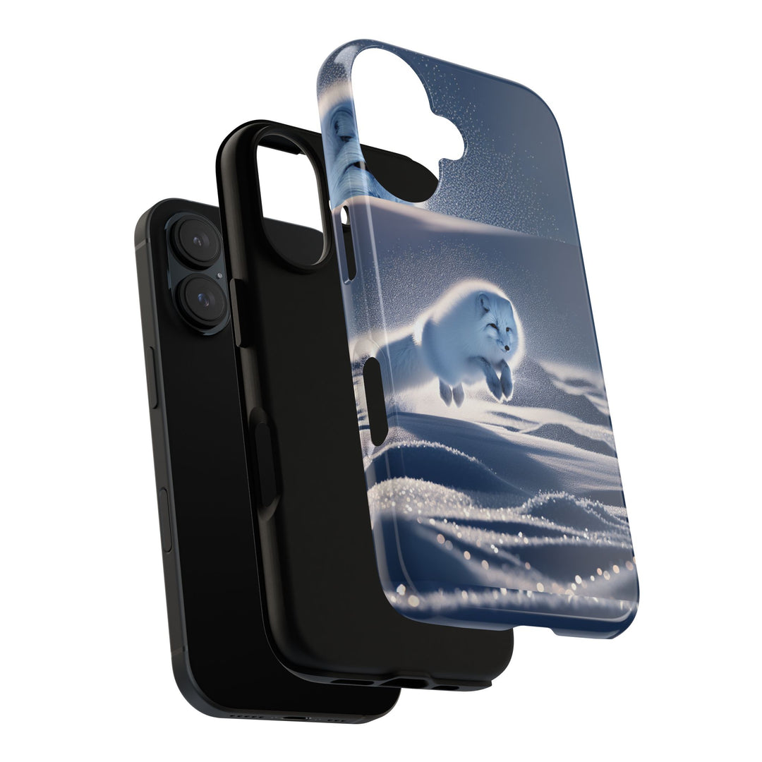 Cute Arctic Fox Phone Case – Tough Protective Cover for Animal Lovers