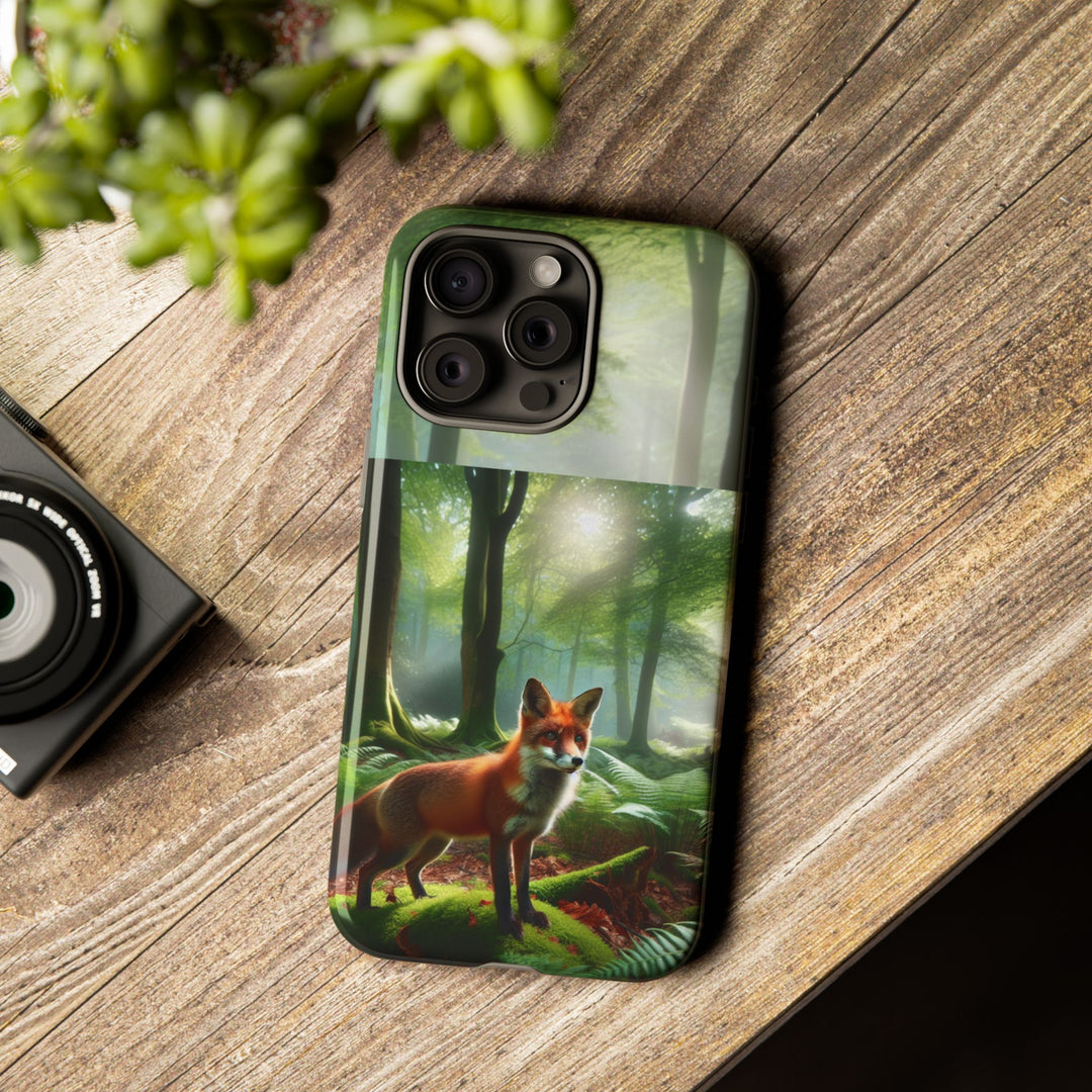 Nature-Inspired Tough Case with Fox Design