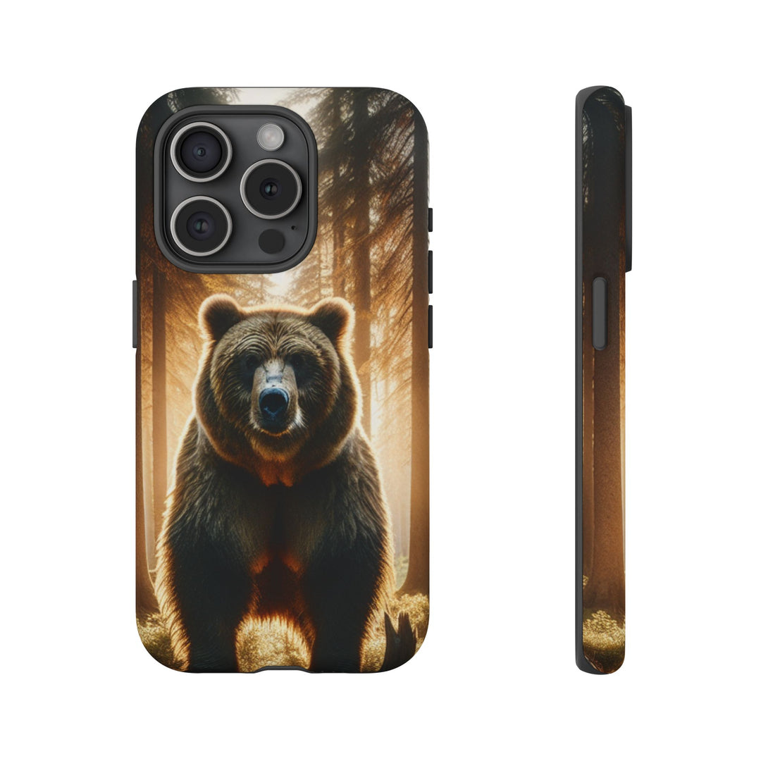 Wildlife Phone Case - Tough Cases with Bear Design, Nature Lover Gift, Animal-Themed Accessories, Eco-Friendly Tech Protection