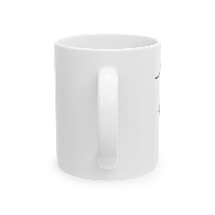 Spiritual Ceramic Mug, Inspirational Coffee Cup, Religious Gift, Cross Design Mug, Faith-Based Drinkware, Perfect for Holidays