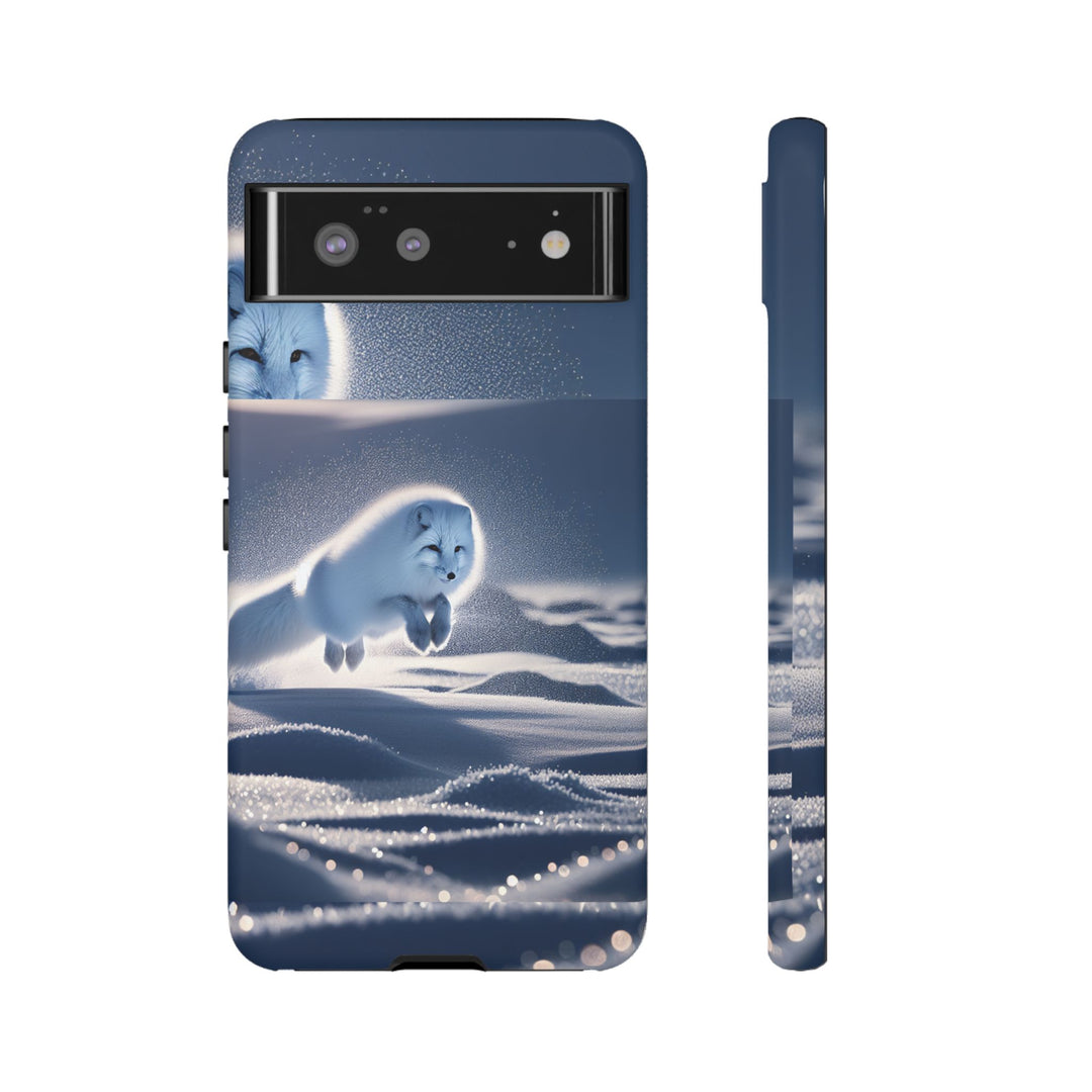 Cute Arctic Fox Phone Case – Tough Protective Cover for Animal Lovers