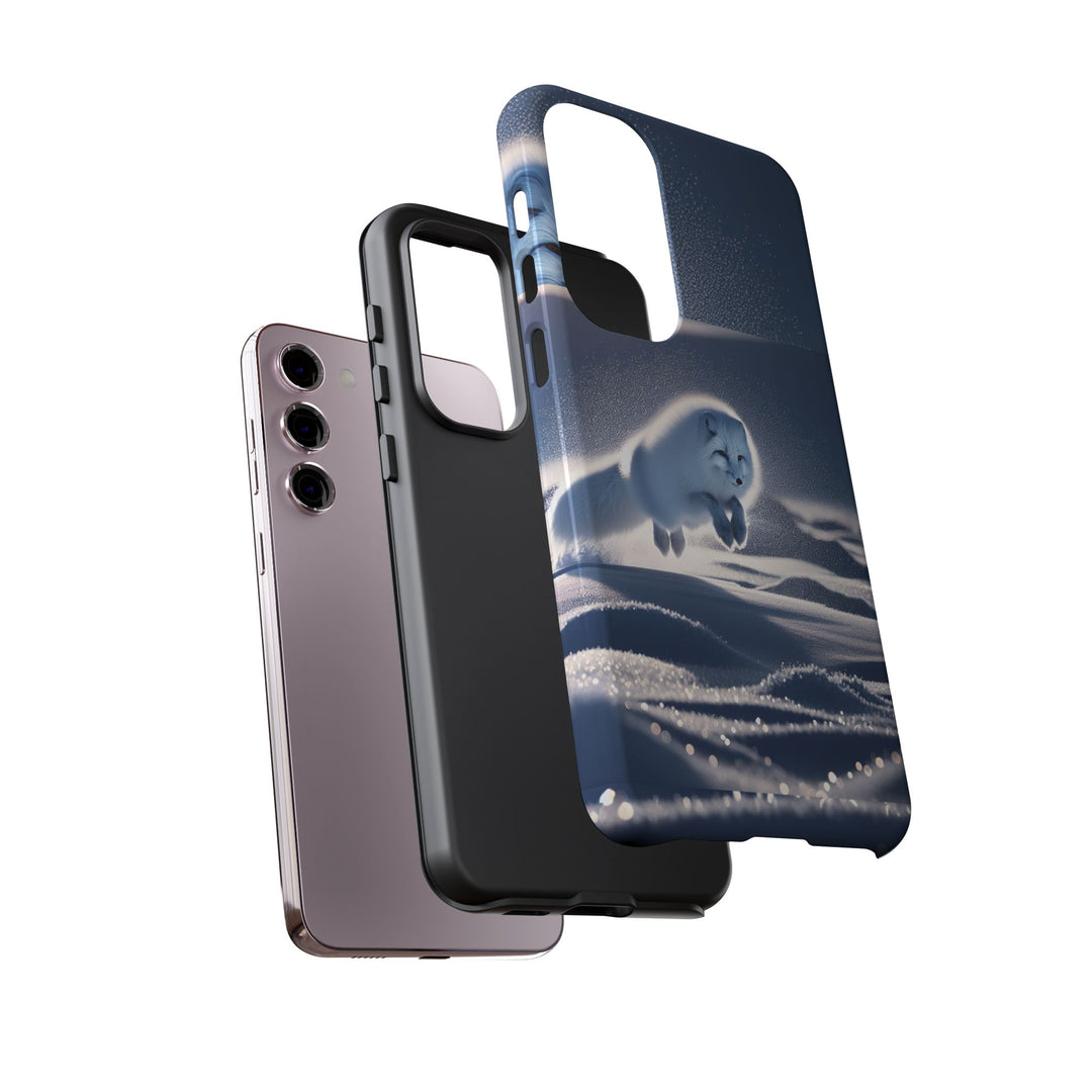 Cute Arctic Fox Phone Case – Tough Protective Cover for Animal Lovers