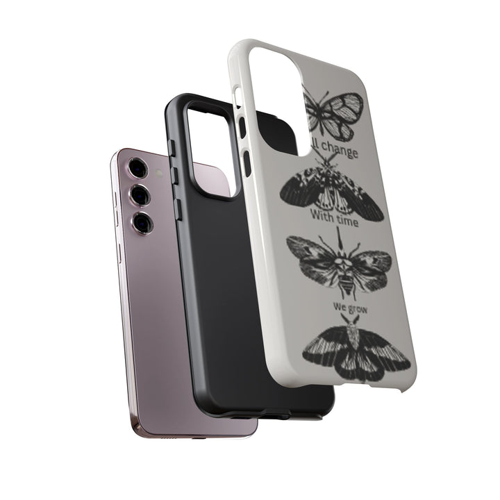 Inspirational Phone Case - We All Change With Time - Tough Cases for Nature Lovers