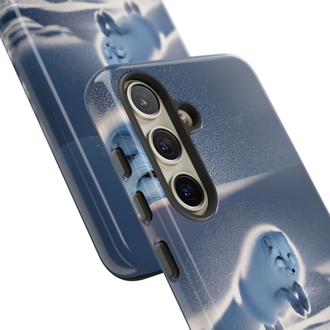 Cute Arctic Fox Phone Case – Tough Protective Cover for Animal Lovers