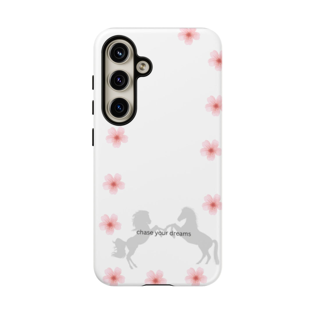 Chase Your Dreams Floral Phone Case
