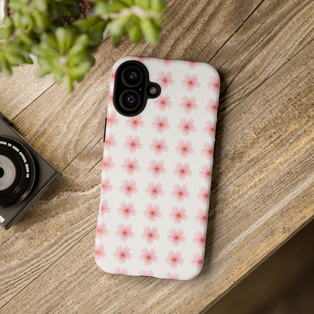Cherry Blossom Tough Phone Case - Floral Design for Spring & Summer