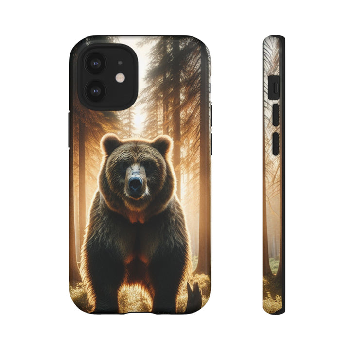Wildlife Phone Case - Tough Cases with Bear Design, Nature Lover Gift, Animal-Themed Accessories, Eco-Friendly Tech Protection