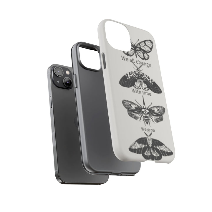 Inspirational Phone Case - We All Change With Time - Tough Cases for Nature Lovers