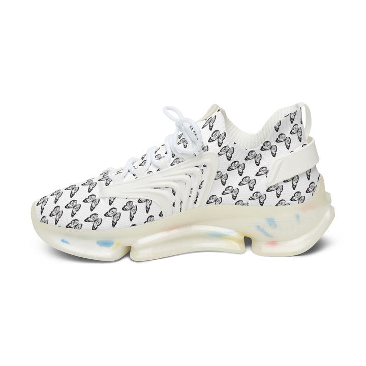 Butterfly Pattern Women's Mesh Sneakers - Lightweight and Stylish Athletic Shoes