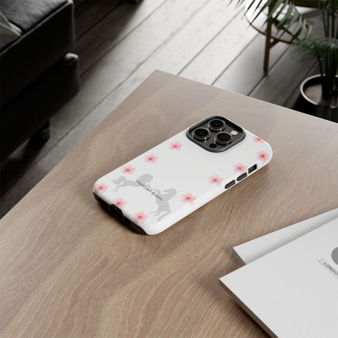 Chase Your Dreams Floral Phone Case