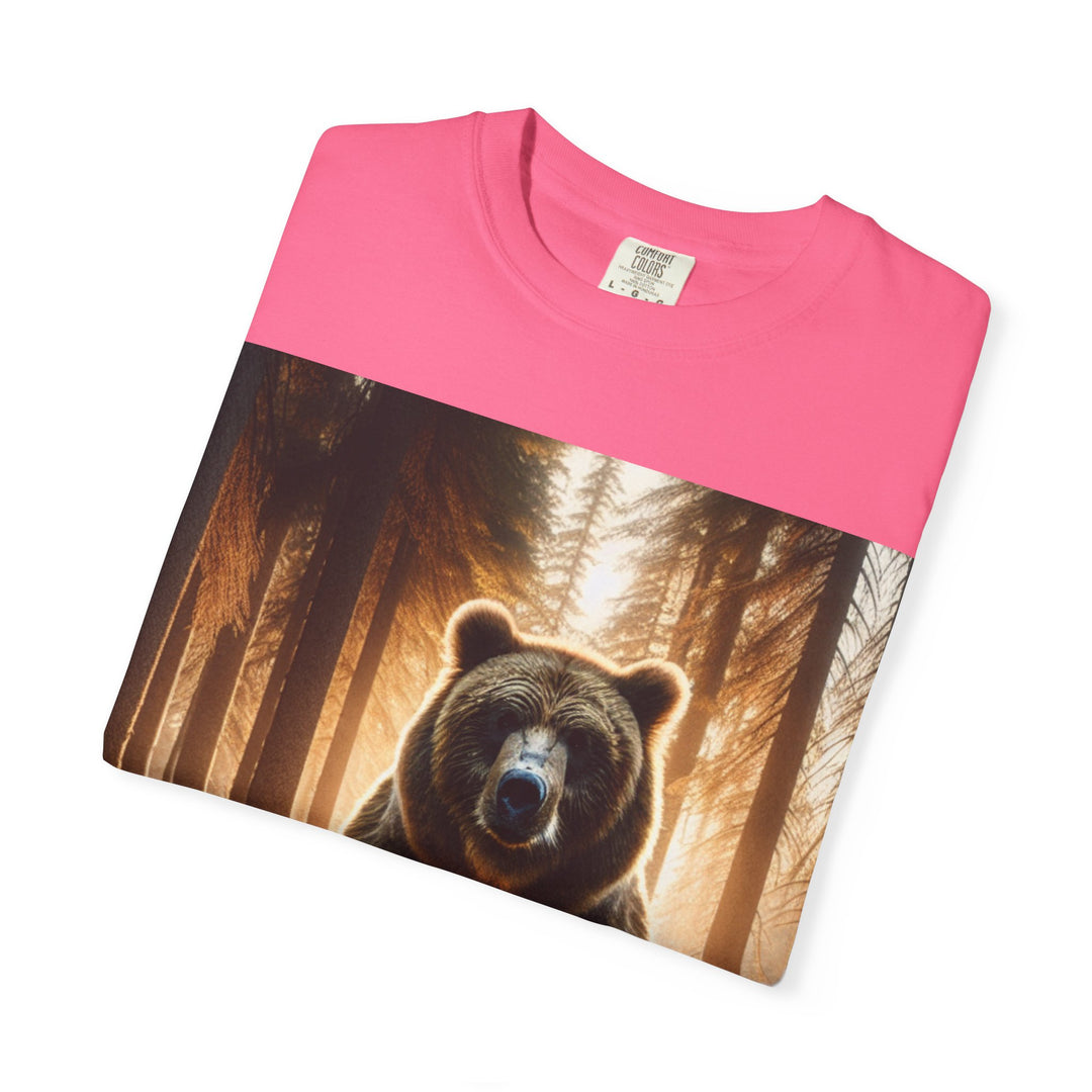 Nature-Inspired Bear Graphic Unisex T-Shirt