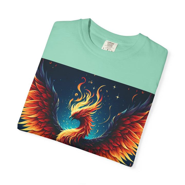 Phoenix Fire Unisex T-Shirt - Artistic Flame Design, Graphic Tee, Trendy Apparel, Gift for Art Lovers, Summer Fashion