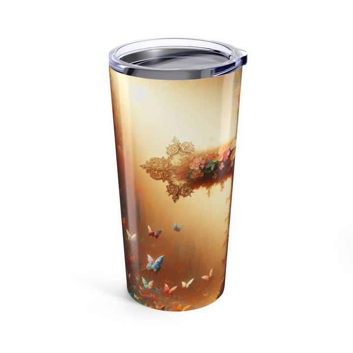 Floral Butterfly Tumbler 20oz - Perfect for Gifts, Travel, Home, and Celebrations