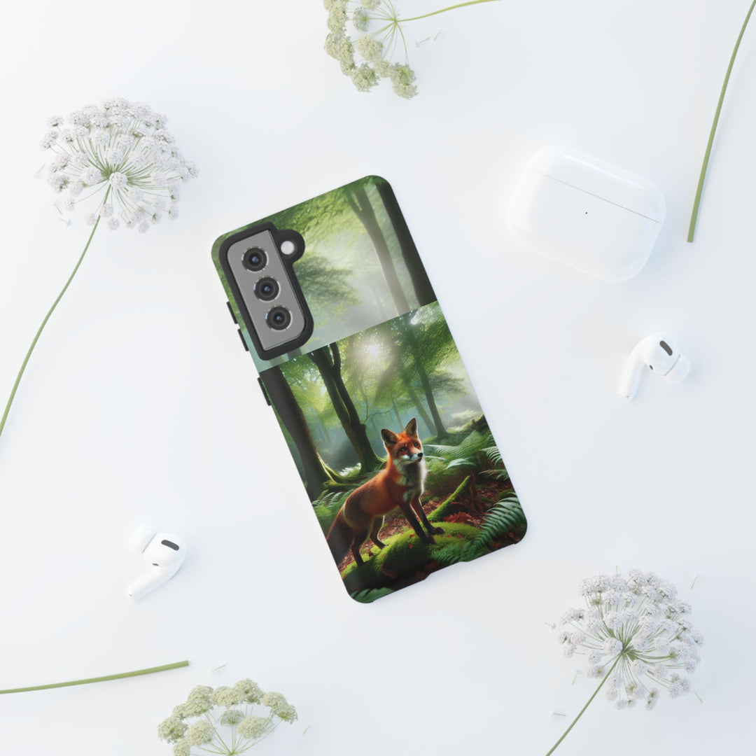 Nature-Inspired Tough Case with Fox Design