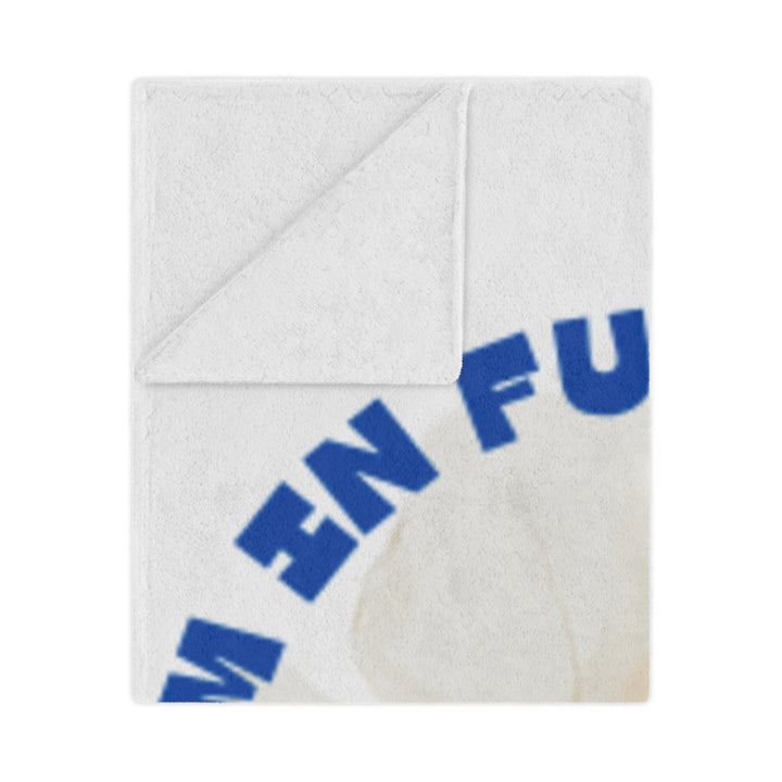 I'm In Full Bloom Minky Blanket - Cozy Floral Throw for Home, Gifts & Celebrations