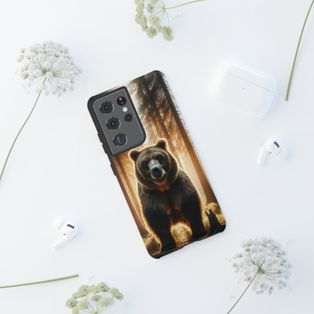 Wildlife Phone Case - Tough Cases with Bear Design, Nature Lover Gift, Animal-Themed Accessories, Eco-Friendly Tech Protection