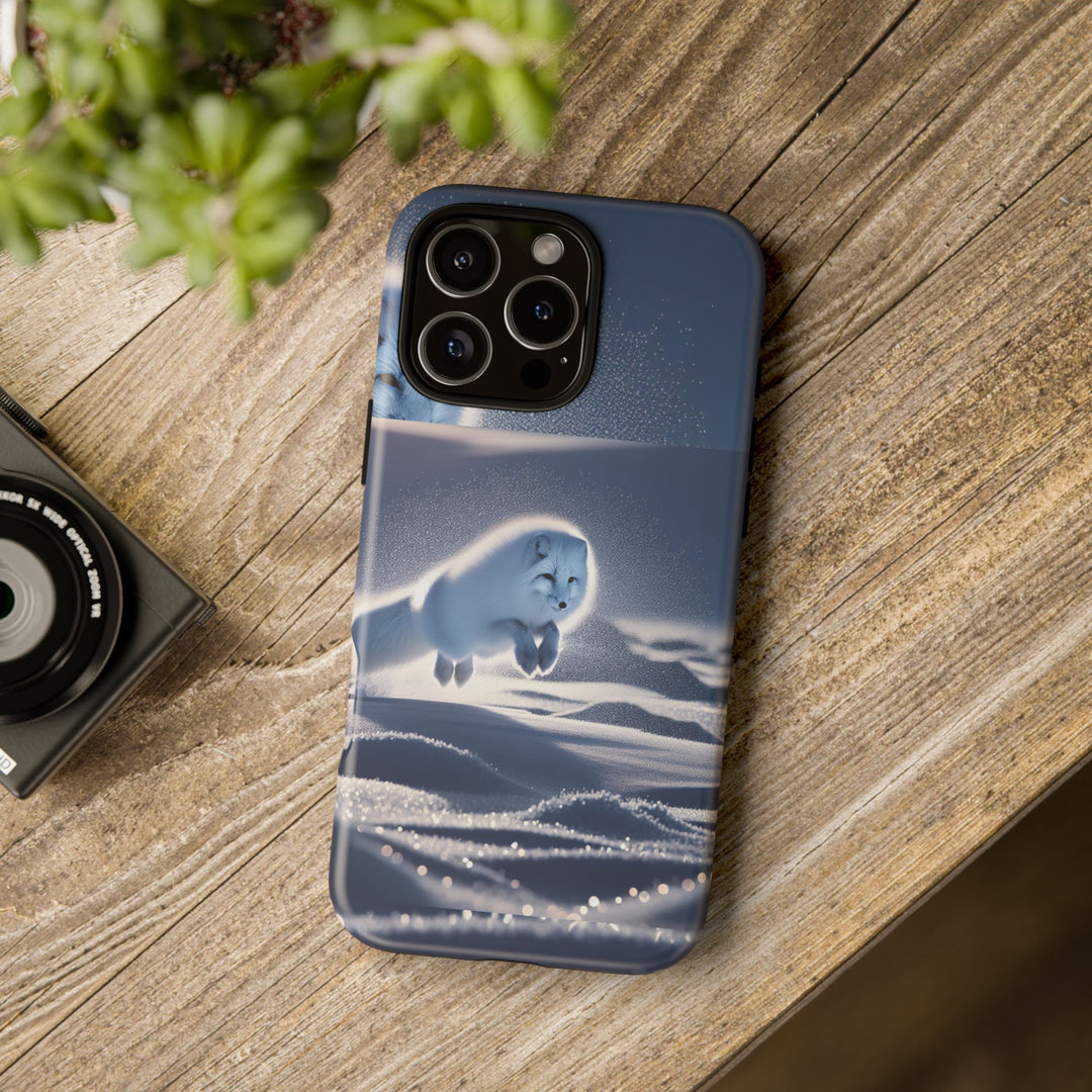 Cute Arctic Fox Phone Case – Tough Protective Cover for Animal Lovers