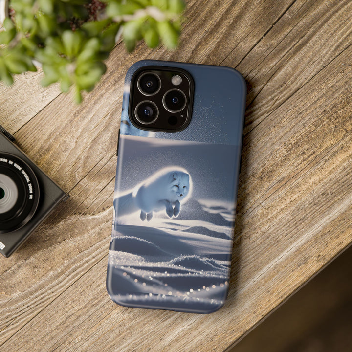 Cute Arctic Fox Phone Case – Tough Protective Cover for Animal Lovers