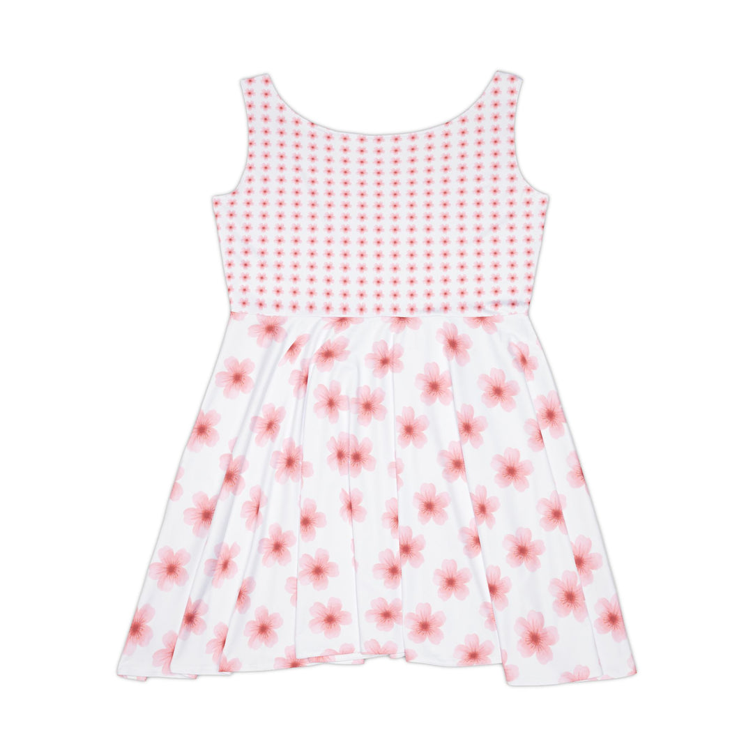 Floral Women's Skater Dress - Charming Summer Style